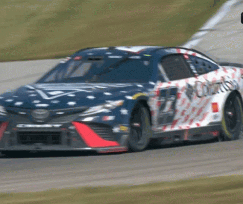 Race Car With McDonald's Logo GIF