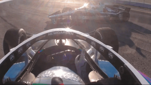 Race Car With Newgarden GIF