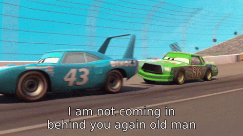 Race Car With Number 43 GIF