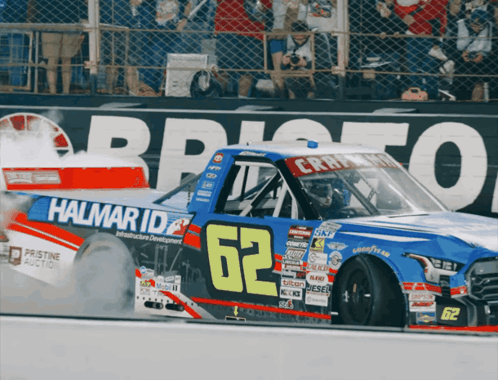 Race Car with Number 62