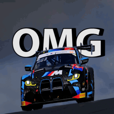 Race Car with OMG on Top