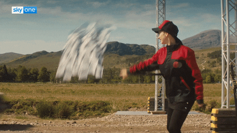 Race Flag Waving Finish Line GIF