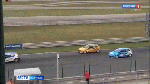 Race on Television Screen