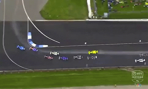 Race Track Aerial View With Tag Heuer Logo GIF