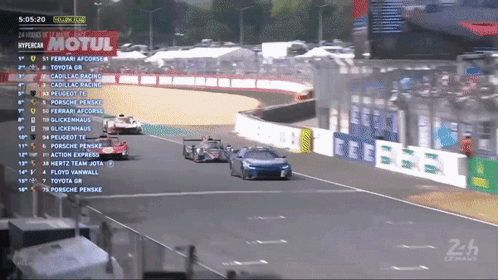 Race Track with Motul Advertisement