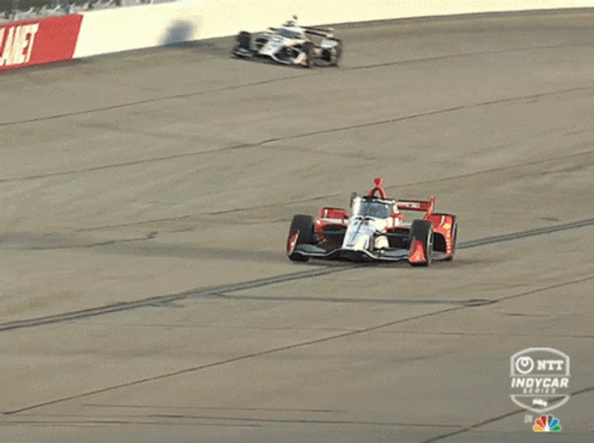 Race With A Red Car GIF