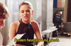 Rachel Bilson Explains Heart Break GIF