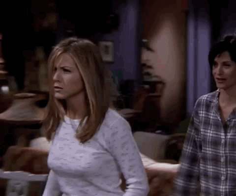 Rachel Green Back Off GIF