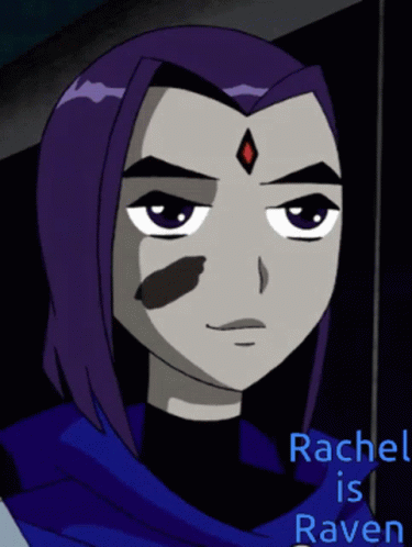 Rachel Is Raven Smiling GIF