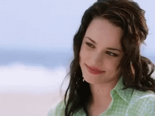 Rachel Mcadams Nodding And Lip Bite GIF