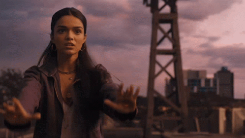 Rachel Zegler Shazam GIF