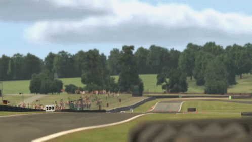 Racing Cars Tumbled Down GIF