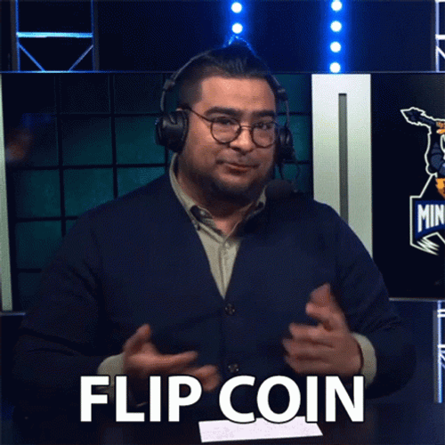 Radio Dj Man Coin Flip GIF
