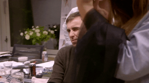 Raf Simons Cruella Scene Judging GIF