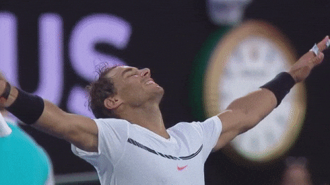 Rafael Nadal Excited Yes GIF