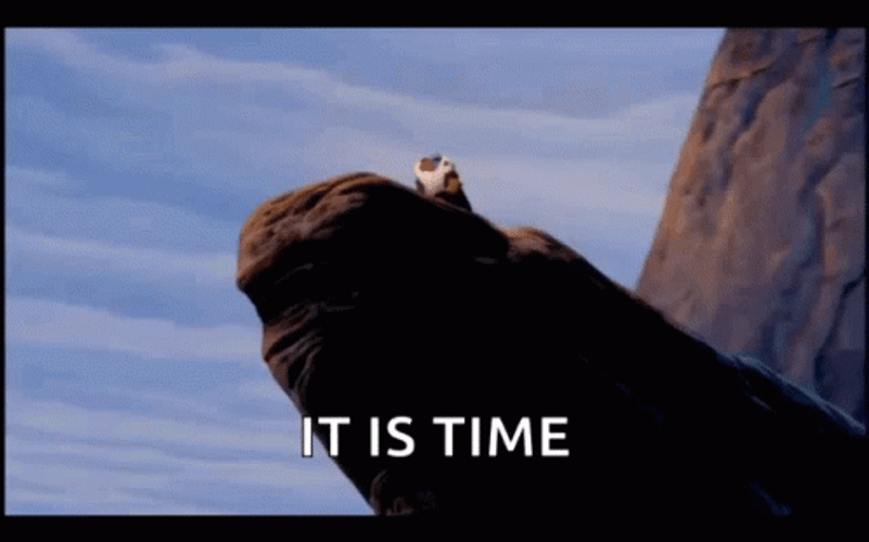 Rafiki Throw Simba It Is Time GIF
