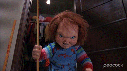 Rag Doll Child's Play Chucky GIF
