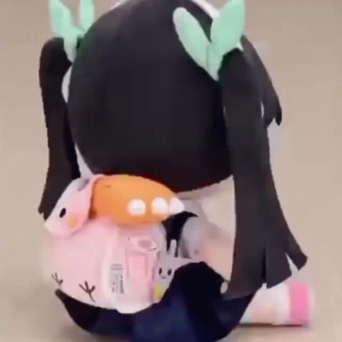 Rag Doll Demon Slayer Hashira Plushie GIF