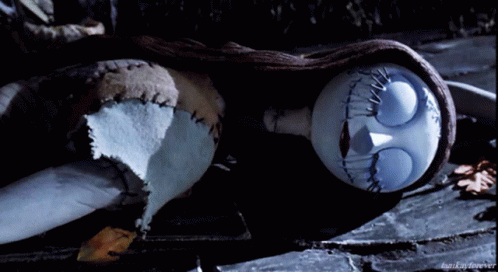 Rag Doll Sally The Nightmare Before Christmas GIF