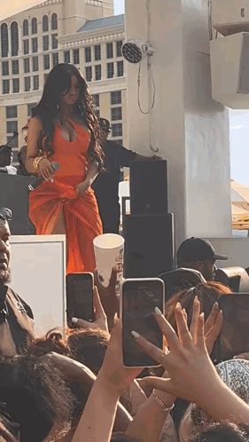 Raged Cardi B Throwing Microphone GIF