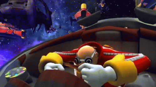 Ragging Doctor Eggman GIF