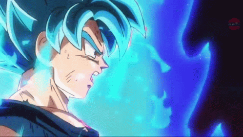 Raging Broly Vs Goku GIF