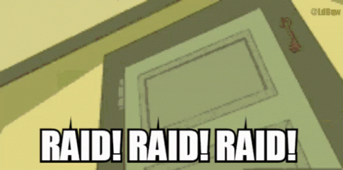 Cardboard Cartoon Raid GIF