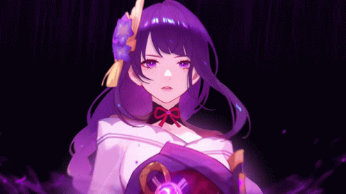 Raiden Shogun Cold Stare GIF