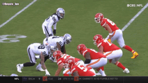 Raiders Chiefs Football Game on CBS