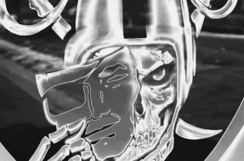Raiders Skull Uncover Mobile Digital Art GIF