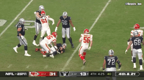 Raiders vs Chiefs Football on ESPN