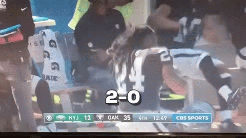 Raiders vs New York Jets Football Game