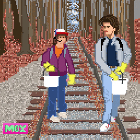 Rail Road Tracks Demogorgon GIF