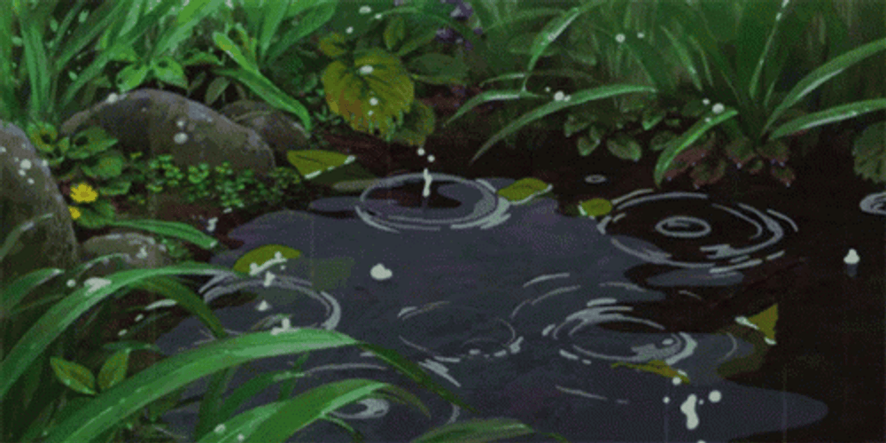 anime bg rain gif fond pluie - Free animated GIF - PicMix