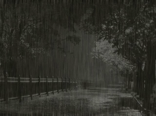 Rain At Night Dark Aesthetic GIF