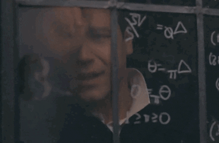 Rain Man Calculating Figures GIF