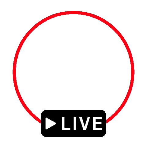 Rainbow Circle With Live Button