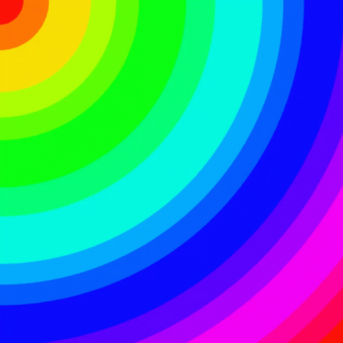 Rainbow Color Curves Loop GIF