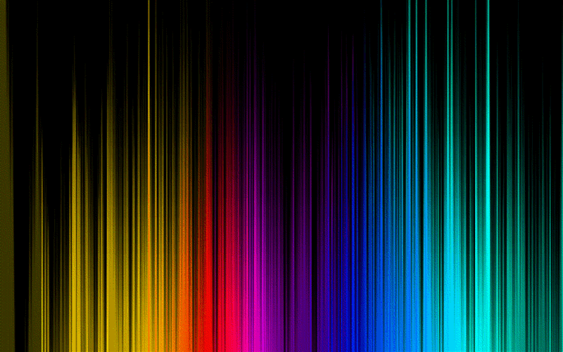 Rainbow Color Fiber Spectrum GIF