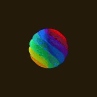 Rainbow Color Gradient Circling GIF