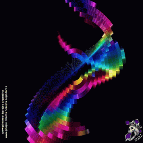 Rainbow Colored Swirl 2022
