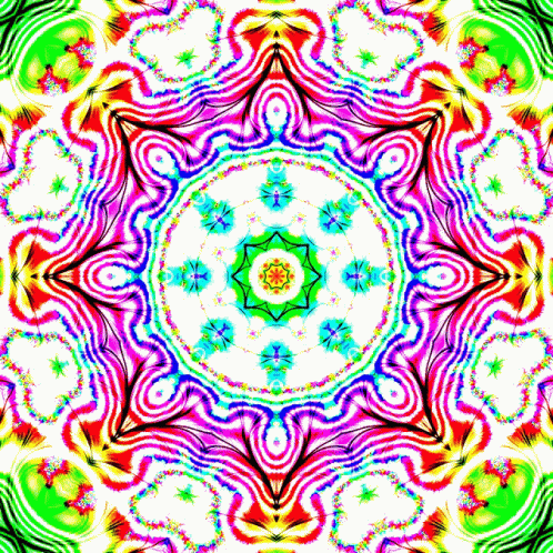 Rainbow Colorful Optical Illusion GIF