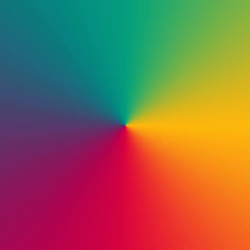 Rainbow colors swirl cycle GIF