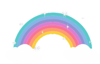 Rainbow Cute Sticker GIF