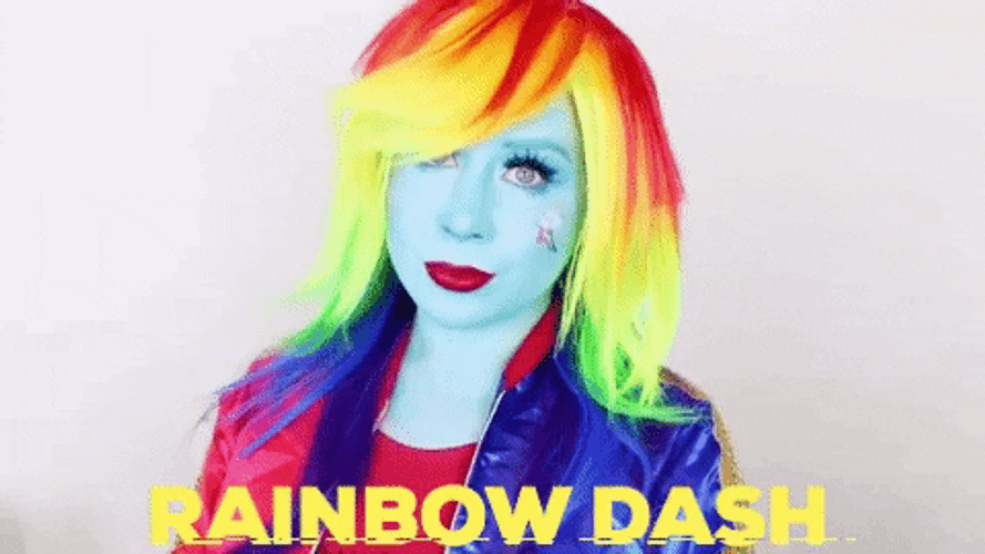 rainbow dash makeup