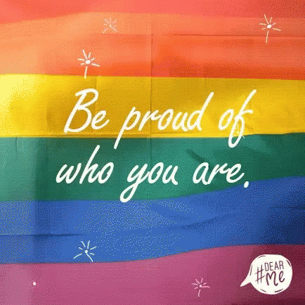 Rainbow Flag Be Proud of Who You Are