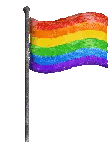 Rainbow Flag Waving