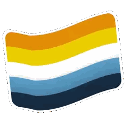 Rainbow Flag With Two Hearts