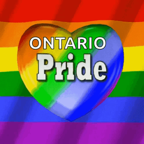 Rainbow Heart Ontario Pride