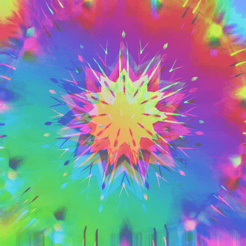 Rainbow Mandala Kaleidoscope GIF
